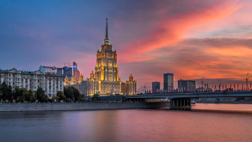 Картинка города москва+ россия москва гостиница рэдиссон ройал