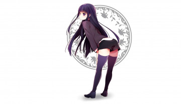 Картинка аниме inu+x+boku+ss девушка