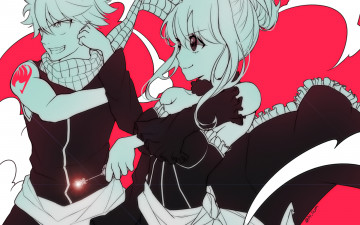 Картинка аниме fairy+tail люси нацу