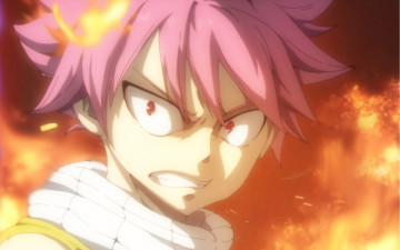 Картинка аниме fairy+tail нацу