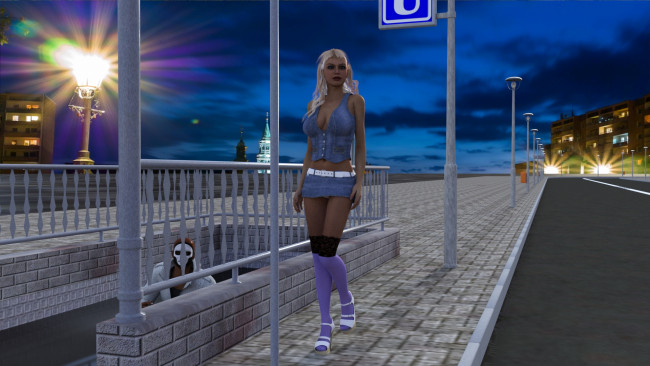 Обои картинки фото 3д графика, люди , people, девушка, взгляд, фон