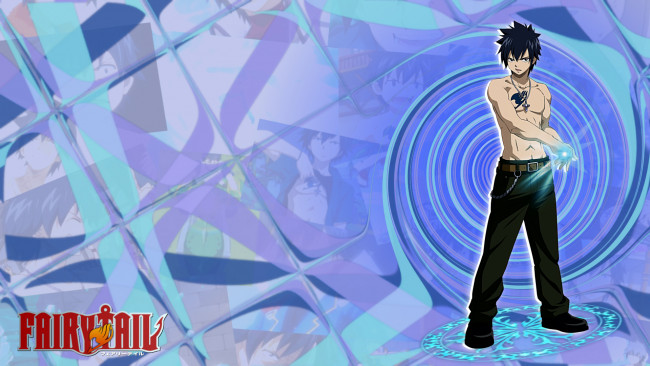 Обои картинки фото аниме, fairy tail, хвост, феи