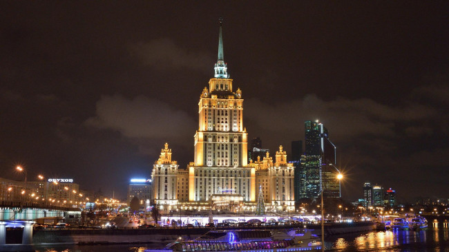 Обои картинки фото города, москва , россия, гостиница, рэдиссон, ройал, москва