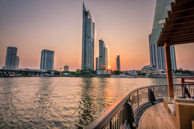 Обои картинки фото bangkok, города, бангкок , таиланд, панорама