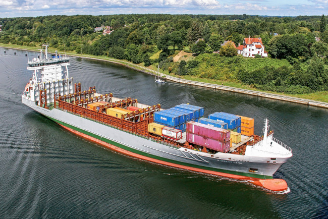 Обои картинки фото корабли, грузовые суда, контейнеровоз