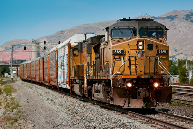 Обои картинки фото техника, поезда, состав, локомотив