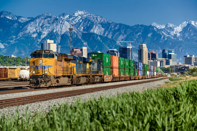 Обои картинки фото техника, поезда, состав, локомотив