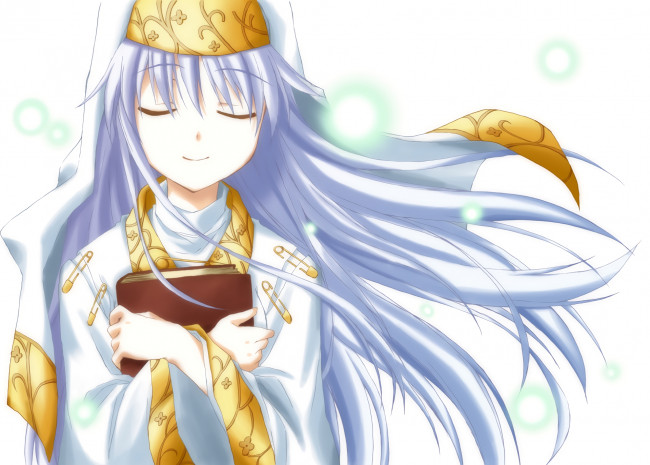 Обои картинки фото аниме, toaru majutsu no index, девушка, взгляд, фон