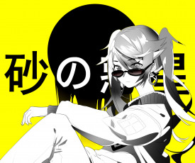 Картинка аниме vocaloid фон девушка взгляд