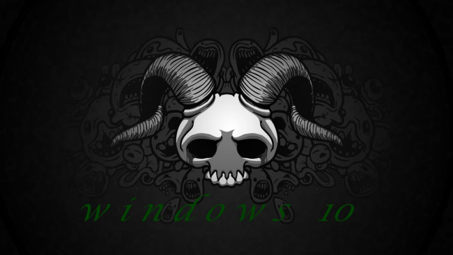 Обои картинки фото компьютеры, windows  10, логотип, фон