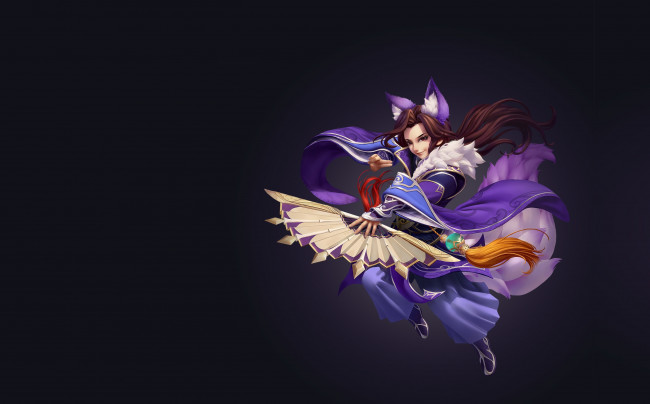 Обои картинки фото фэнтези, существа, shiwei, li, фентези, скил, веер, what, do, you, want, арт, дизайн, костюма, игра