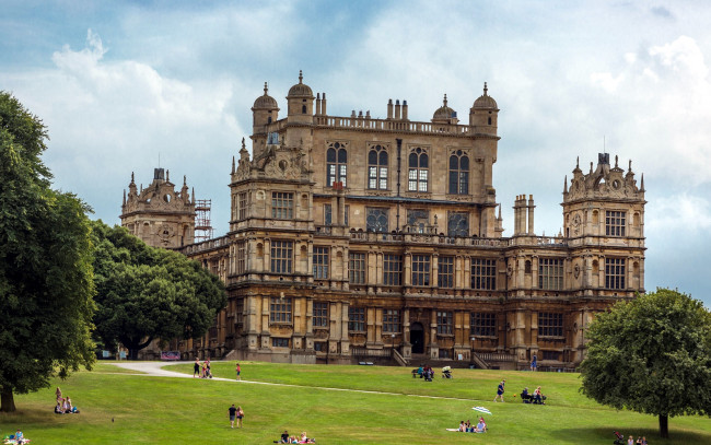 Обои картинки фото wollaton hall, nottingham, england, города, - дворцы,  замки,  крепости, wollaton, hall