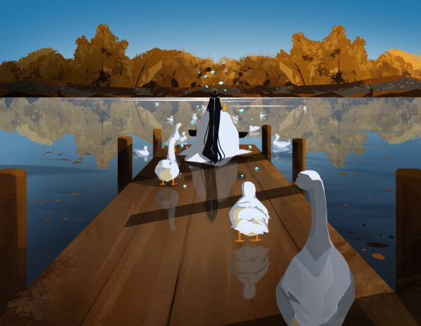 Обои картинки фото hill @honeyiling, аниме, mo dao zu shi, the, untamed, неукротимый, повелитель, чэньцин, мосян, тунсю, mo, dao, zu, shi, магистр, дьявольского, культа