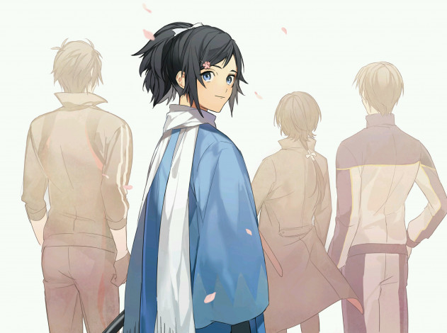 Обои картинки фото аниме, touken ranbu, touken, ranbu