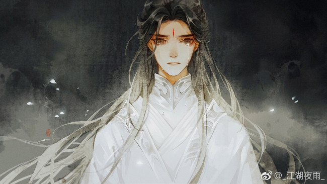 Обои картинки фото аниме, jianghu ye yu , artbook, парень