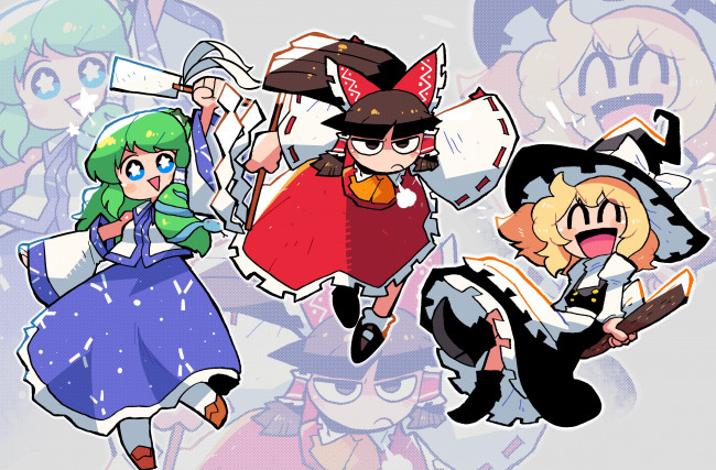 Обои картинки фото аниме, touhou, тоухоу