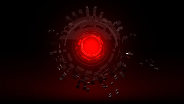 Картинка 3д+графика абстракция+ abstract круг детали