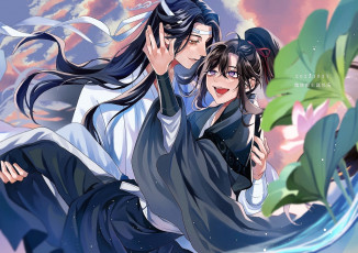 Картинка аниме mo+dao+zu+shi вэй усянь лань ванцзи