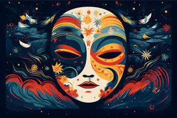 Картинка рисованное -+другое маска