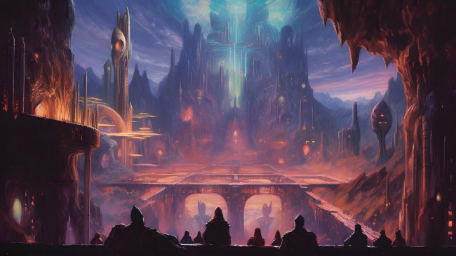 Обои картинки фото фэнтези, иные миры,  иные времена, фантастический, город, будущего