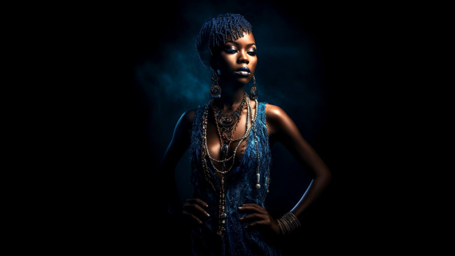 Обои картинки фото рисованное, люди, нейросетевые, девушки, нейросети