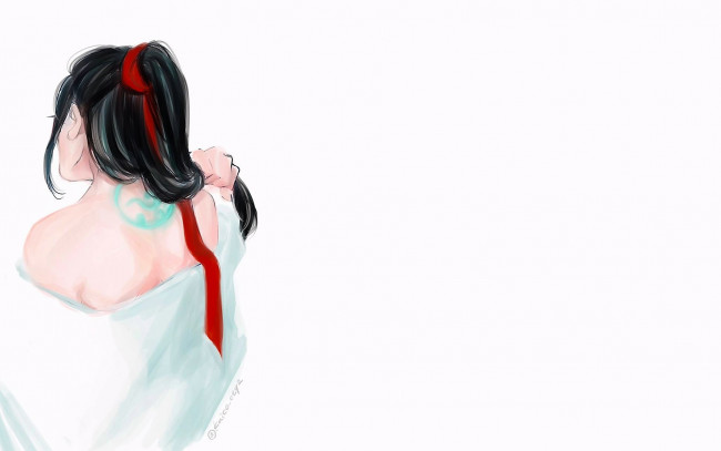 Обои картинки фото аниме, mo dao zu shi, вэй, усянь