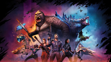 Картинка godzilla+x+kong +titan+chasers+ 2024 видео+игры ---другое godzilla x kong titan chasers hunted cow studios tilting point llc ios android pc