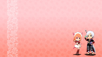 Картинка onigirl аниме животные +существа девочки фото