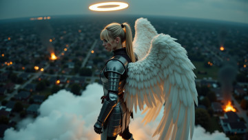 обоя 3д графика, ангел , angel, нейросети, графика, нейроарт, ai, art, нейронные, сети, рисунки, нейро, искусство, нейрографика, graphics, neuroart, neural, networks, drawings, neuro, neurography