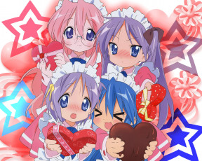 Картинка аниме lucky star
