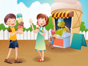 Картинка рисованные дети