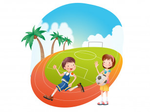 Картинка рисованные дети