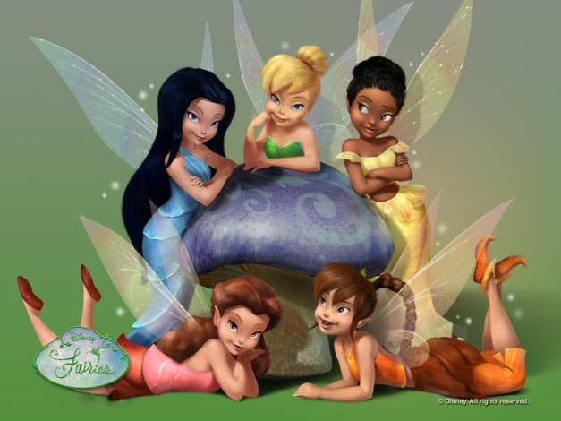 Обои картинки фото мультфильмы, tinker, bell