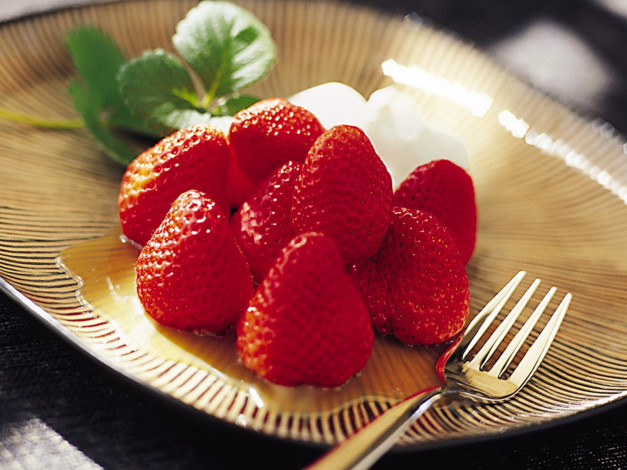 Обои картинки фото еда, клубника, земляника