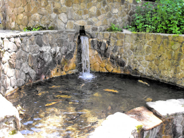 Обои картинки фото наташкины, водопады, города, фонтаны