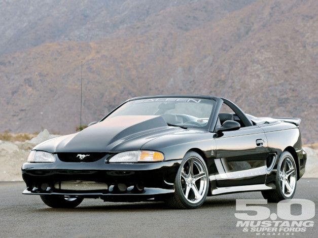Обои картинки фото 1996, saleen, mustang, автомобили