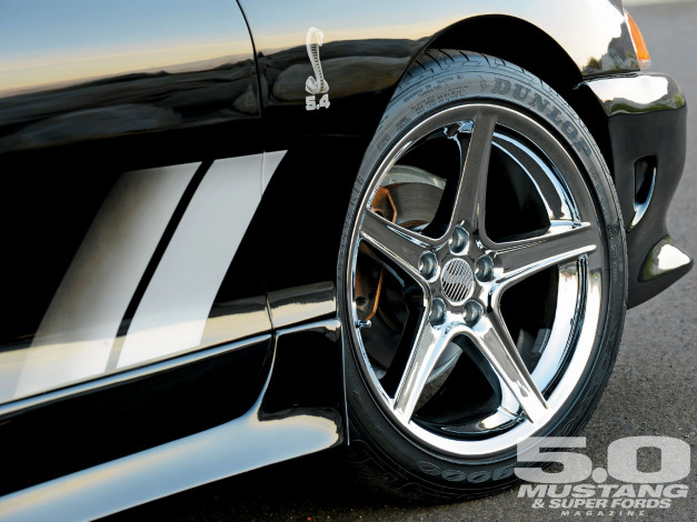 Обои картинки фото 1996, saleen, mustang, автомобили, диски
