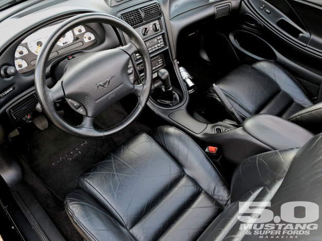 Обои картинки фото 1996, saleen, mustang, автомобили, интерьеры