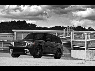 Картинка 2011 project kahn range rover black vogue автомобили