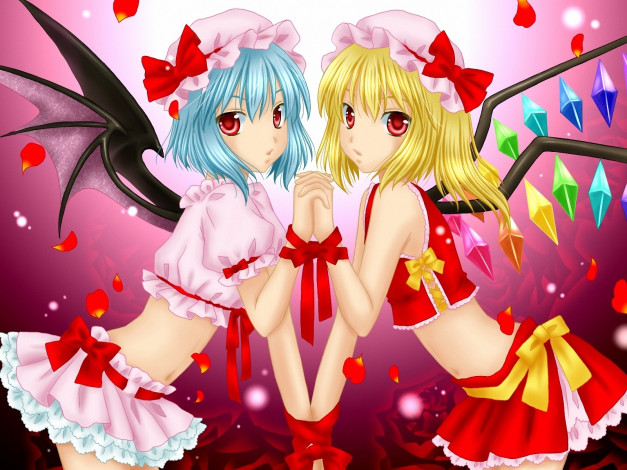 Обои картинки фото аниме, touhou