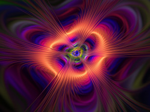 Картинка 3д графика fractal фракталы фон цвета узор