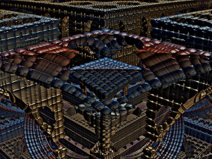 Картинка 3д графика fractal фракталы узор