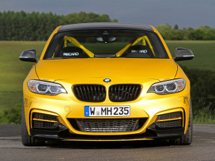 обоя автомобили, bmw, желтый, 2014г, f22, clubsport, mh2, racing, manhart