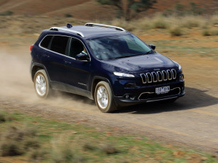 Картинка автомобили jeep темный kl au-spec limited cherokee
