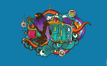 Картинка рисованные минимализм ворона