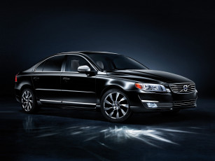Картинка автомобили volvo темный 2013г t6 s80l