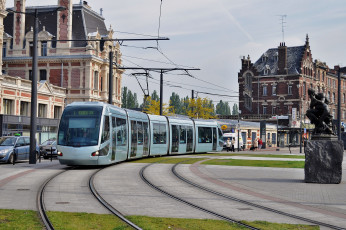 Картинка техника трамваи рельсы трамвай транспорт