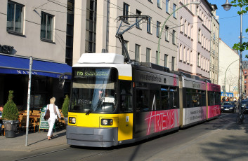 Картинка техника трамваи трамвай рельсы транспорт