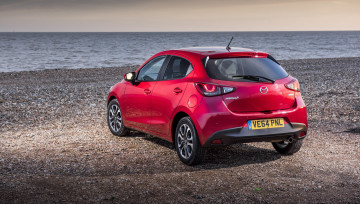 обоя автомобили, mazda, cx-3, '2015г, красный