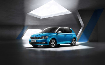 Картинка автомобили skoda синий fabia 2015г nj cn-spec